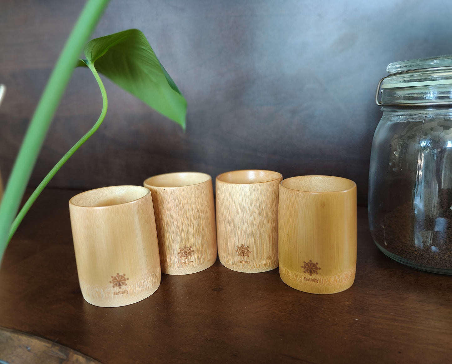 Bamboo Cups-Set of 4