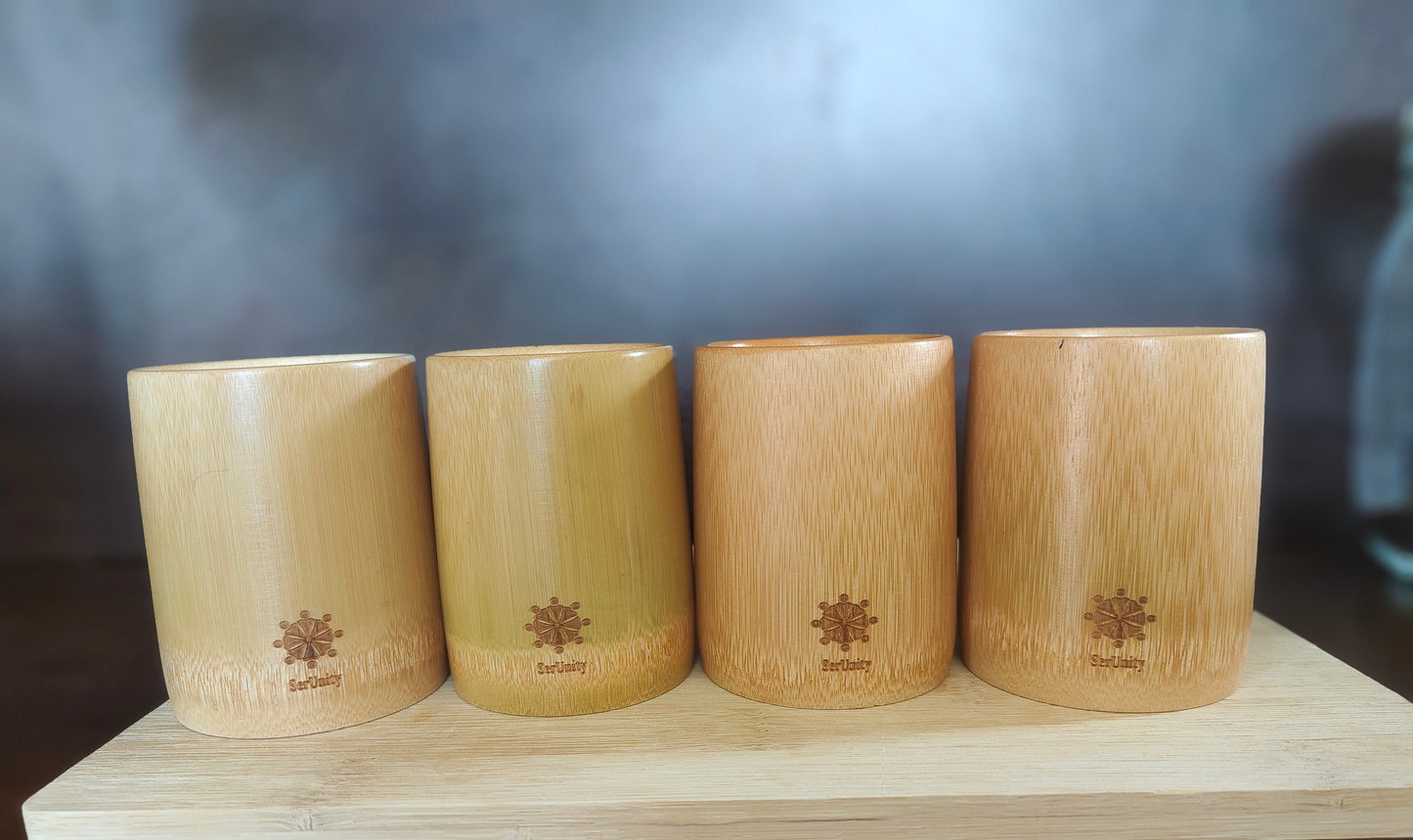 Bamboo Cups-Set of 4