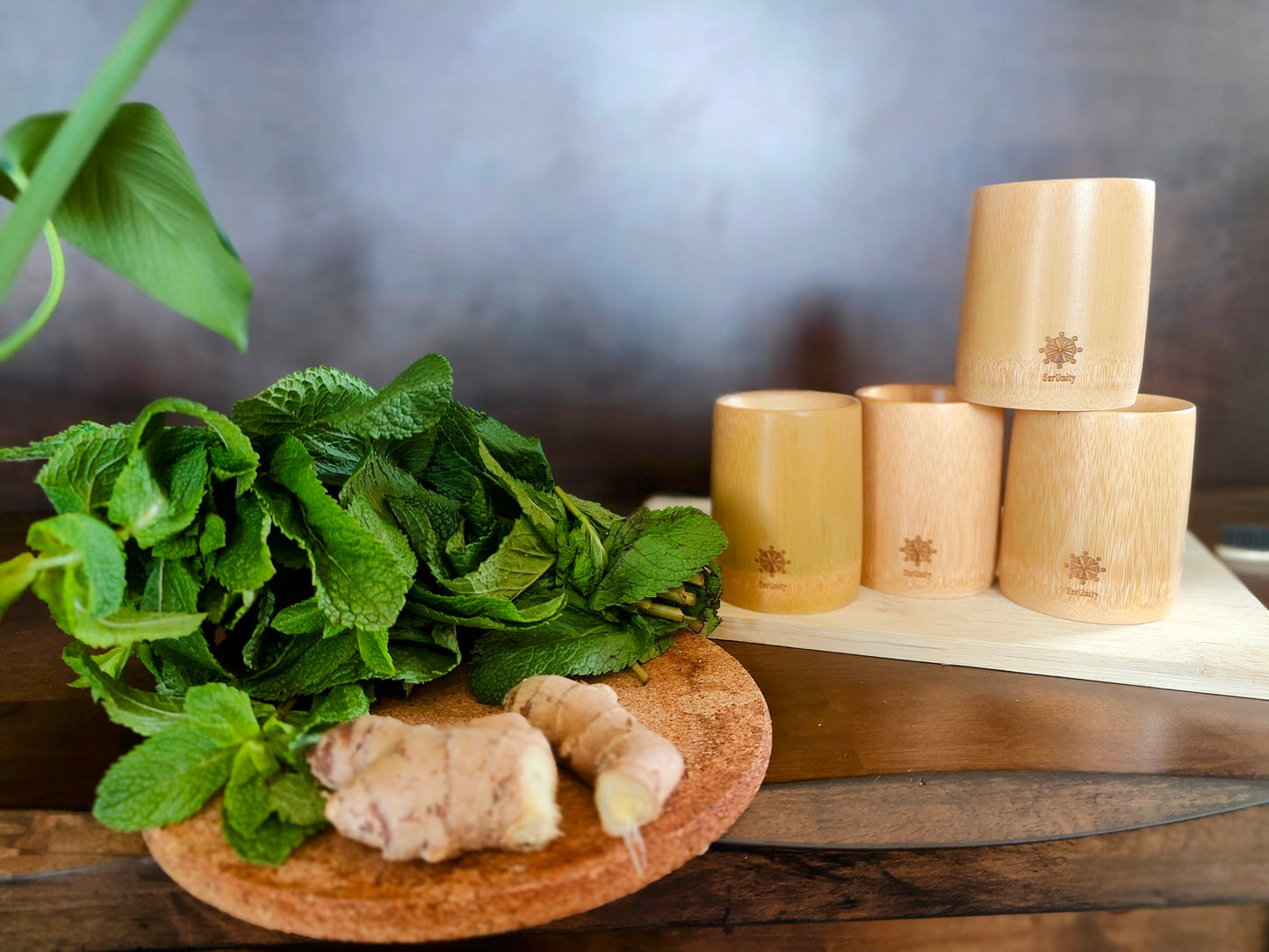 Bamboo Cups-Set of 4
