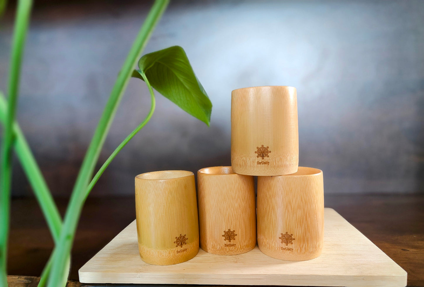 Bamboo Cups-Set of 4
