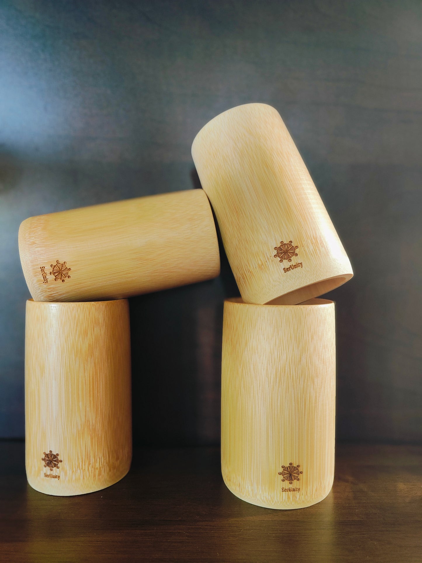 Bamboo Glasses – Set of 4