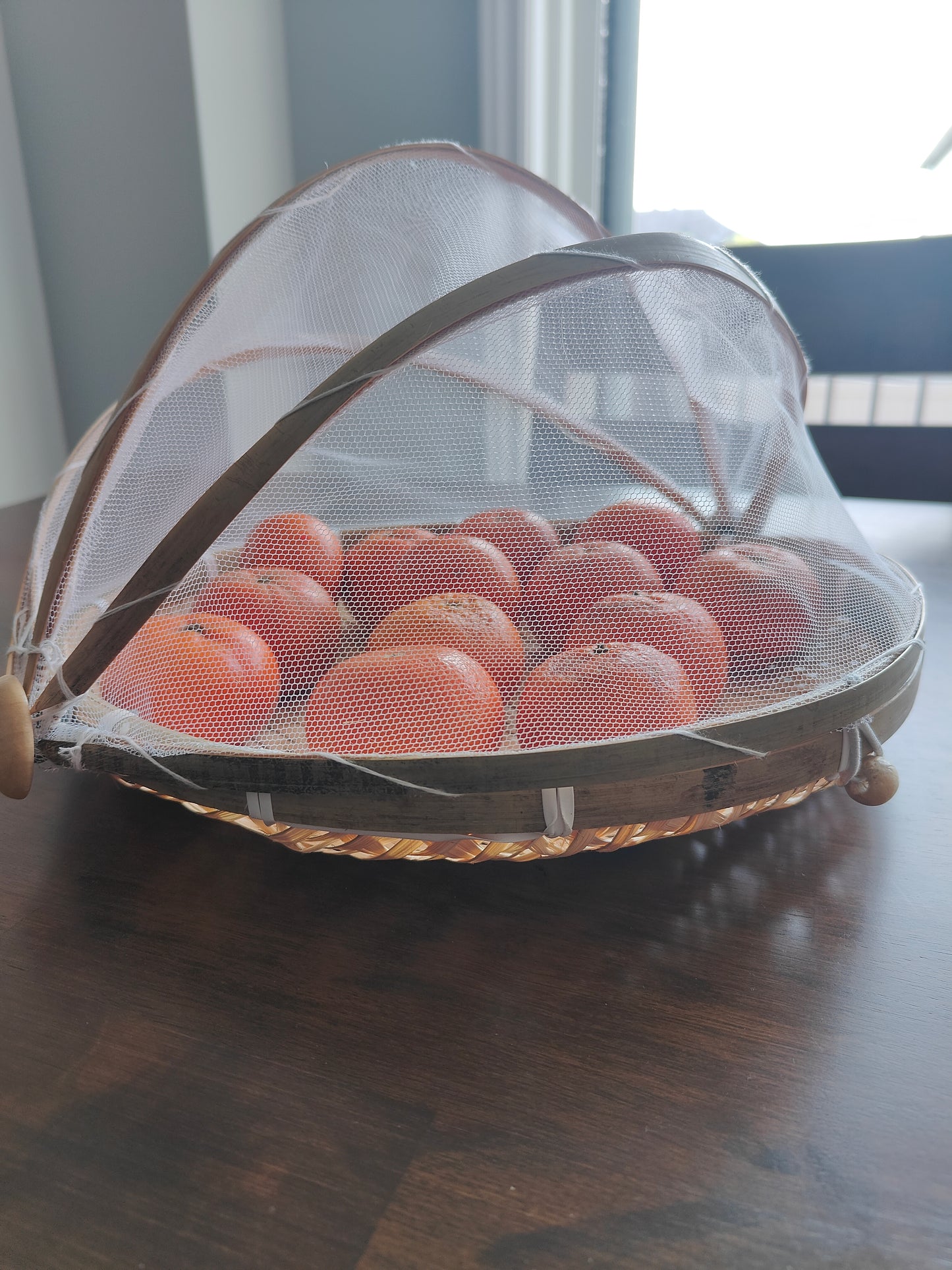 Handwoven Bamboo Food Cover Basket – Large size