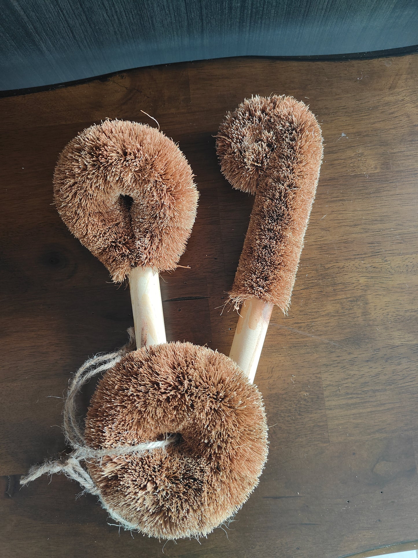 Natural Coconut Coir Brush Set – 3-Piece Eco Cleaning Kit