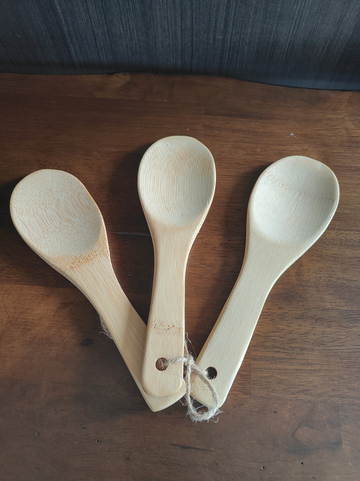 Handcrafted Bamboo Cooking Spoons – Set of 3
