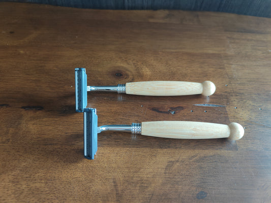 Reusable Bamboo Razor – Set of 2