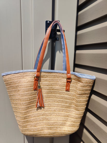 Handwoven Seagrass Tote Bag