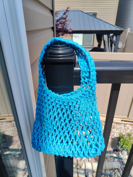 Blue Mini Wave Tote